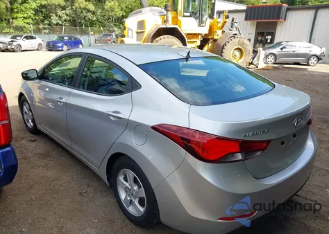 2015 Hyundai Elantra Se from USA, damaged, VIN 5NPDH4AE5FH576450